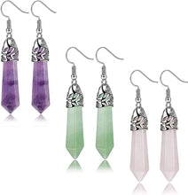 Load image into Gallery viewer, Gemstones Point Earrings