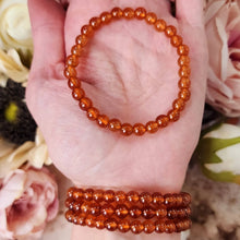 Cargar imagen en el visor de la galería, Spessartine Garnet Bracelet