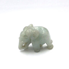 Load image into Gallery viewer, Hand-Carved Burmese Jade Elephant Figurines