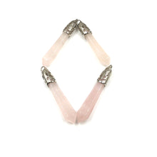 Cargar imagen en el visor de la galería, Rose Quartz Large Point Pendant