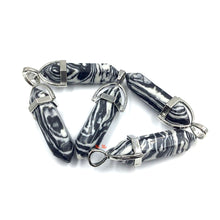Cargar imagen en el visor de la galería, Zebra Jasper Point Pendant