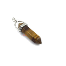 Cargar imagen en el visor de la galería, Yellow Tiger’s Eye Point Pendant