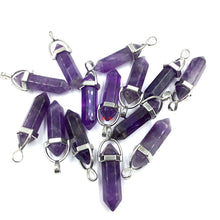 Load image into Gallery viewer, Collection of Amethyst Point pendant