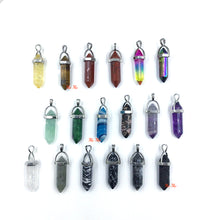 Load image into Gallery viewer, Gemstones point pendants