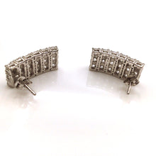 Load image into Gallery viewer, Sterling silver Earrings with Diamonique