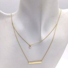 Cargar imagen en el visor de la galería, Sterling silver Necklace with gold coated