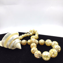 Load image into Gallery viewer, Mother of Pearl Graduated Style Necklace in Sterling Silver (Gold Coated)