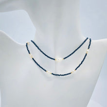 Load image into Gallery viewer, Black Onyx with Pearl Necklace

