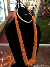 将图片加载到图库查看器，Italy Angle Skin Coral Stick Gradurate Long Neckalce
