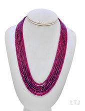 Load image into Gallery viewer, Natural Garnet Faceted Necklace
