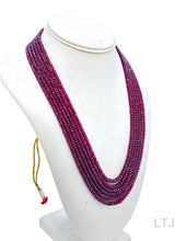 Load image into Gallery viewer, Natural Garnet Faceted Necklace
