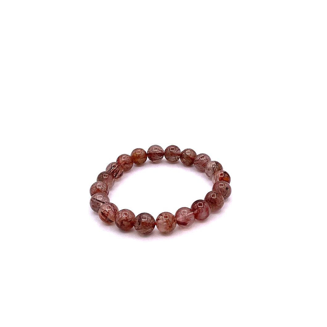 Copper Rutilated Quartz 3A Bracelet