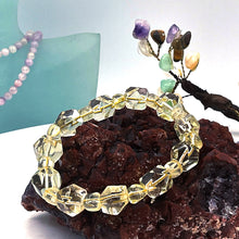 将图片加载到图库查看器，Lemon Topaz Faceted Free Form Bracelet
