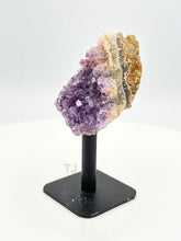 Load image into Gallery viewer, Amethyst crystal on stand
