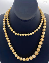 Load image into Gallery viewer, Mother of Pearl Necklace 37&quot; (Graduated)
