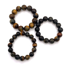 将图片加载到图库查看器，Yellow/ Blue Tiger&#39;s Eyes Bracelet
