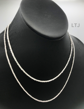 将图片加载到图库查看器，925 Plain Silver Chain
