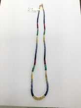 Load image into Gallery viewer, Mixed Gemstone Faceted Necklace
