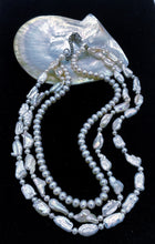 Load image into Gallery viewer, Natural Freshwater Pearl 3 Layers Necklace
