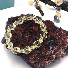 将图片加载到图库查看器，Lemon Topaz Faceted Free Form Bracelet
