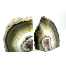 Cargar imagen en el visor de la galería, Agate Bookends
