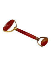 Load image into Gallery viewer, Carnelian Facial Roller Massager 
