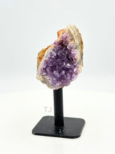 Load image into Gallery viewer, Amethyst crystal on stand
