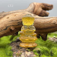 Cargar imagen en el visor de la galería, Rainbow Fluorite Buddha statue
