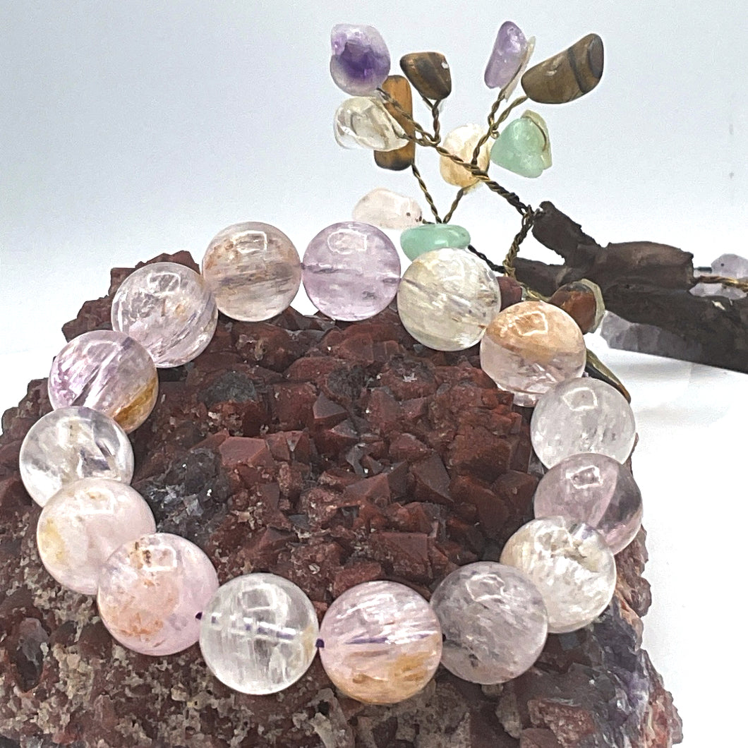 Cat's Eye Ice Kunzite 5A Bracelet