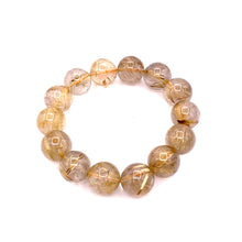 将图片加载到图库查看器，Gold Rutilated Quartz 5A Bracelet
