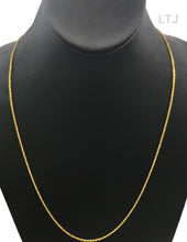 Load image into Gallery viewer, Gold vermeil adjustable 925 silver chain
