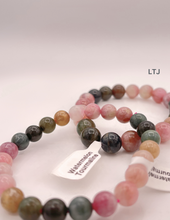 将图片加载到图库查看器，Watermelon Tourmaline Bracelet (A quality)
