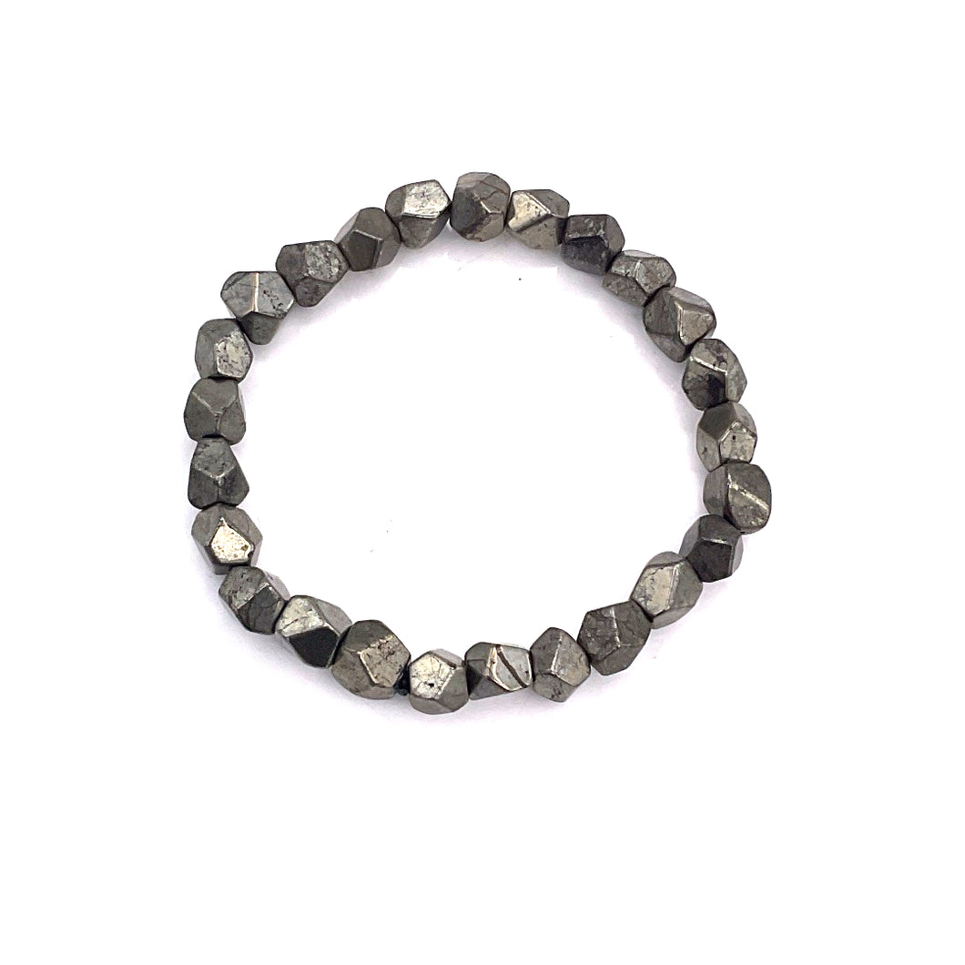 Pyrite Polygon Bracelet