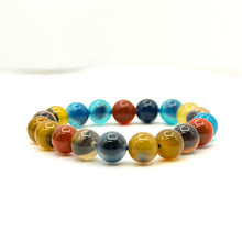 将图片加载到图库查看器，Multi-color Sugar Agate Bracelet
