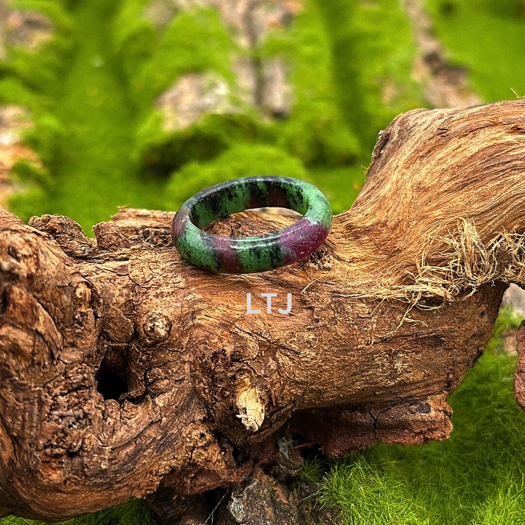 Natural Gemstones Band Ring