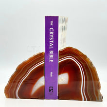 Load image into Gallery viewer, Agate Geode bookends
