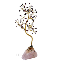 Load image into Gallery viewer, Gold wire-wrapped Gemstone Tree (small)
