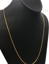 Load image into Gallery viewer, Gold vermeil adjustable 925 silver chain
