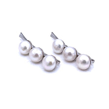 Load image into Gallery viewer, Hair Clip with Natural Freshwater Pearl
