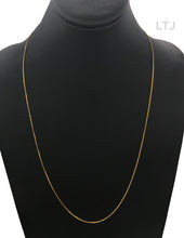 Load image into Gallery viewer, Gold vermeil adjustable 925 silver chain
