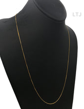 Load image into Gallery viewer, Gold vermeil adjustable 925 silver chain
