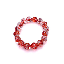 Загрузить изображение в средство просмотра галереи, Red Phoenix Feather Quartz Bracelet 3A
