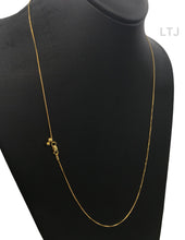 将图片加载到图库查看器，Gold vermeil adjustable 925 silver chain
