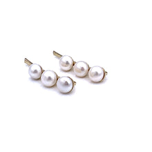 Load image into Gallery viewer, Hair Clip with Natural Freshwater Pearl
