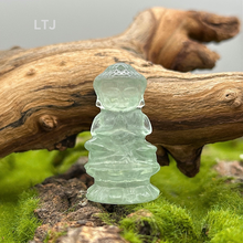 Cargar imagen en el visor de la galería, Rainbow Fluorite Buddha statue
