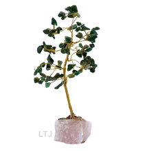 Load image into Gallery viewer, Gold wire-wrapped Gemstone Tree (small)
