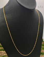 Load image into Gallery viewer, Gold vermeil adjustable 925 silver chain
