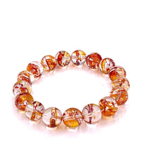 将图片加载到图库查看器，Orange Phoenix Feather Quartz Bracelet 3A
