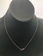 Load image into Gallery viewer, Rhodium plain 925 silver chain
