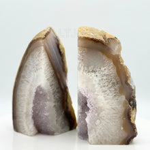 将图片加载到图库查看器，Amethyst Geode Bookends
